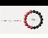 Cinnabar & Obsidian Yin Yang Bracelet | Lucky Protection Jewelry