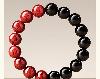 Cinnabar & Obsidian Yin Yang Bracelet | Lucky Protection Jewelry