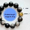 Large Obsidian Bead Bracelet 14mm | Natural Protection Jewelry