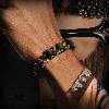 Gold Obsidian Tiger Eye Bracelet