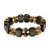 Gold Obsidian Tiger Eye Bracelet