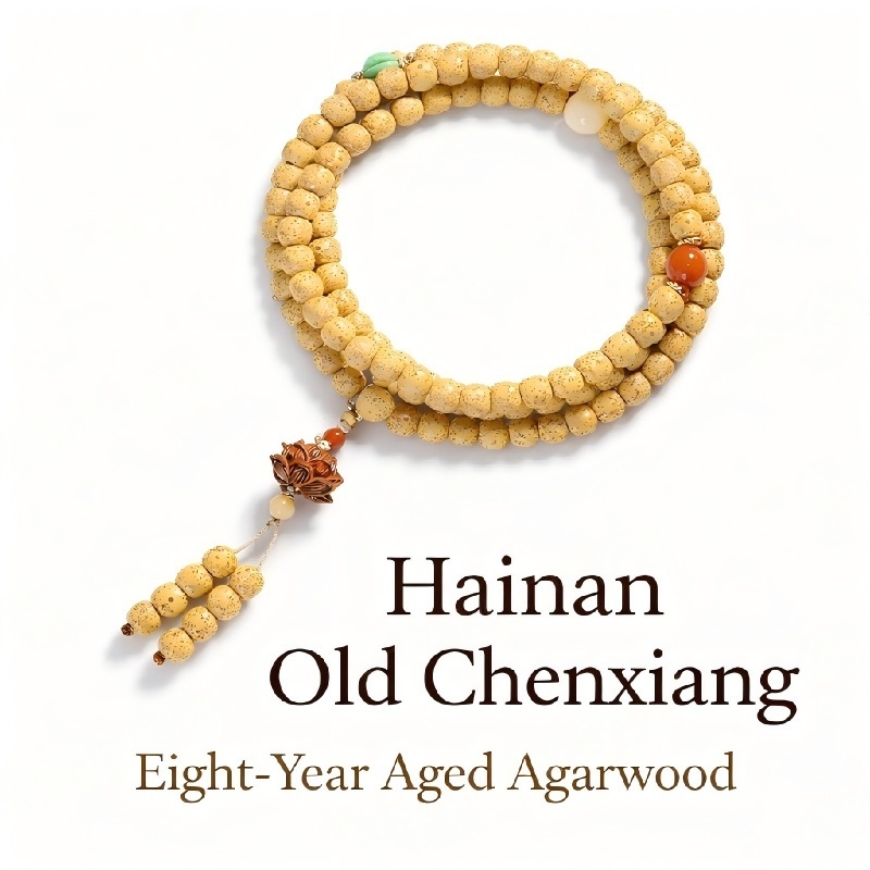 Moon & Star Bodhi 108 Mala – Hainan Zen Prayer Beads
