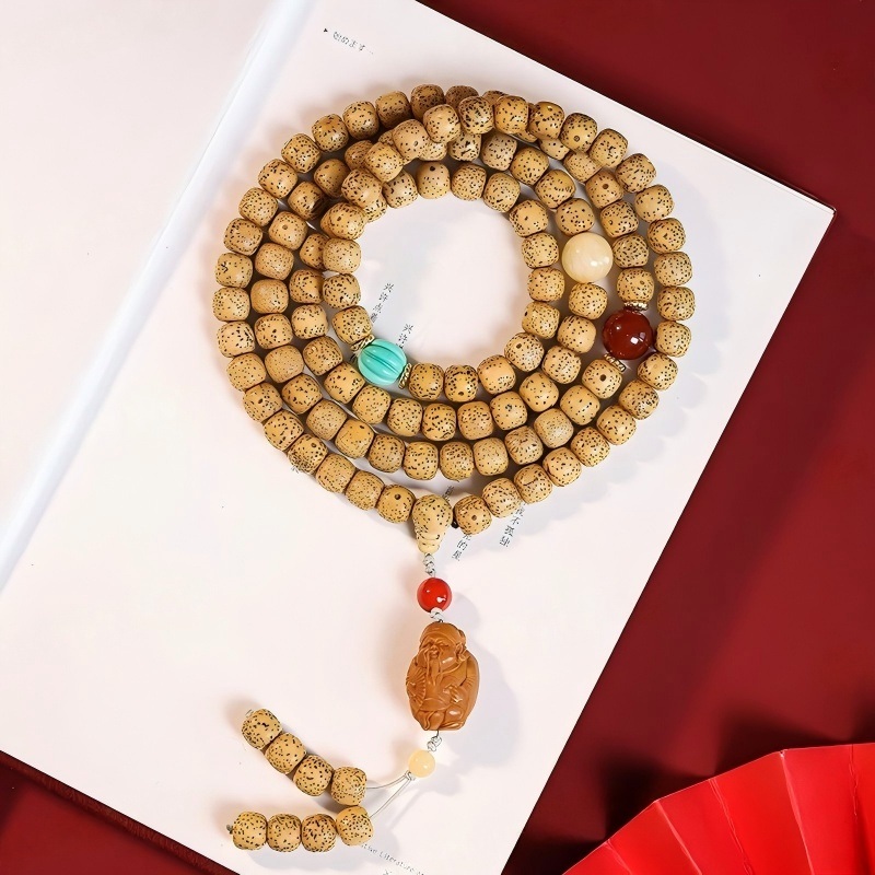 Moon & Star Bodhi 108 Mala – Hainan Zen Prayer Beads