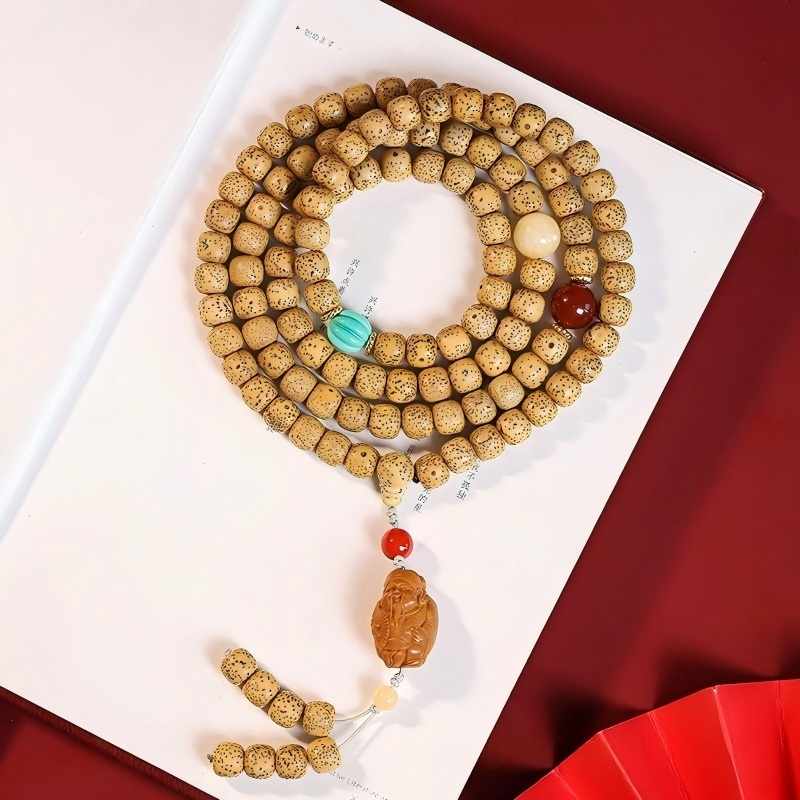 Moon & Star Bodhi 108 Mala – Hainan Zen Prayer Beads