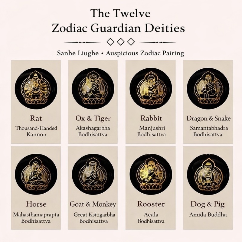 Birth-Year Buddha Bodhi Bracelet | Zodiac Protection Jewelry