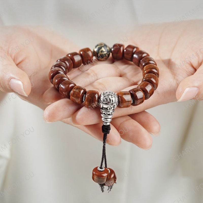 Yak Bone Mantra Bracelet – Tibetan Zen Beaded Bracelet
