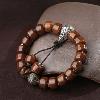 Tibetan Dzi Eye Bead Bracelet – Yak Bone Himalayan Bracelet