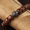Tibetan Dzi Eye Bead Bracelet – Yak Bone Himalayan Bracelet