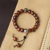 Tibetan Dzi Eye Bead Bracelet – Yak Bone Himalayan Bracelet