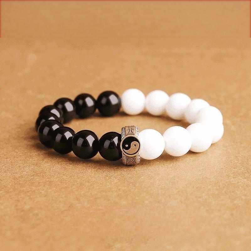 Taoist Yin Yang Energy Bead Bracelet