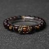 Thunder peach wood pixiu wealth bracelet