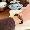 Thunder peach wood pixiu wealth bracelet