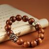 Taoist peach wood zodiac bracelet
