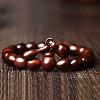 Peach wood meditation blessing bracelet