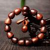 Peach wood meditation blessing bracelet