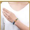 Natural lapis pyrite wenshu bracelet