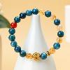 Natural lapis pyrite wenshu bracelet