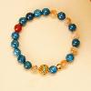Natural lapis pyrite wenshu bracelet