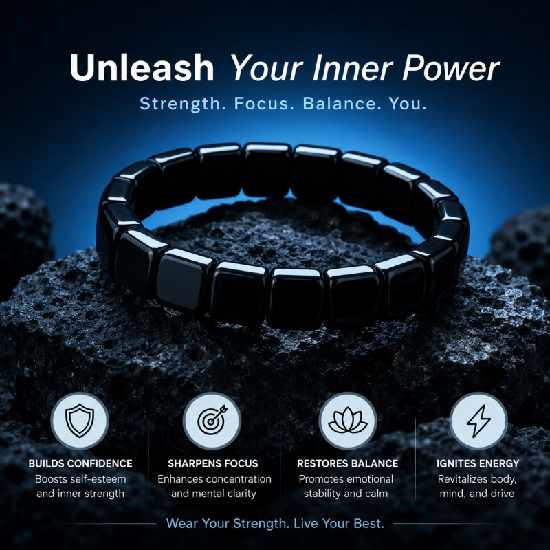 Hematite Black Stone Bracelet: Finding Strength in Quiet Moments