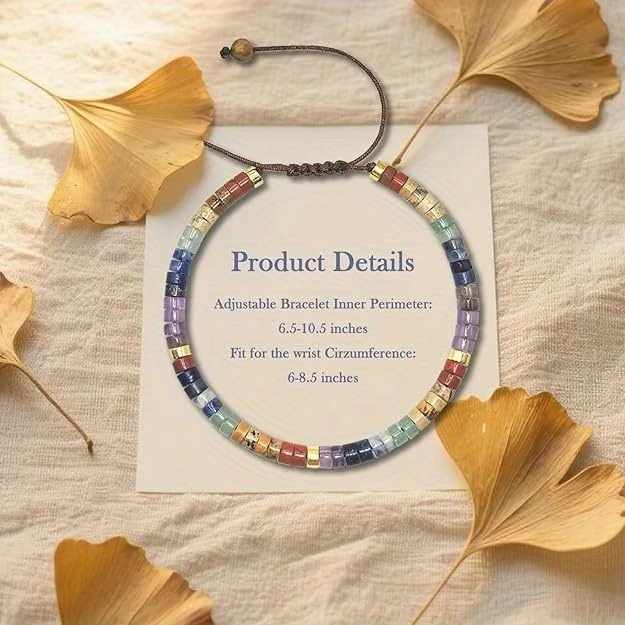 7 Chakra Natural Stone Bracelet