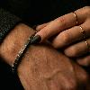 Square Obsidian Fortune Bracelet