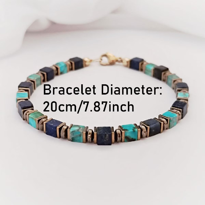 Turquoise Lapis Wealth Energy Bracelet