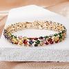 Boho Geometric Chain Bracelet