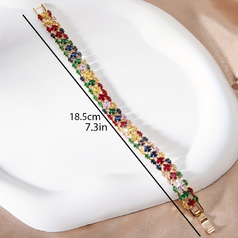 Boho Geometric Chain Bracelet