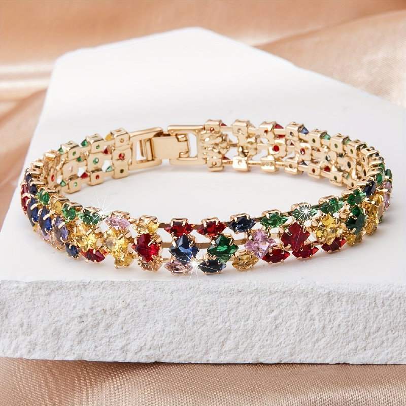 Boho Geometric Chain Bracelet