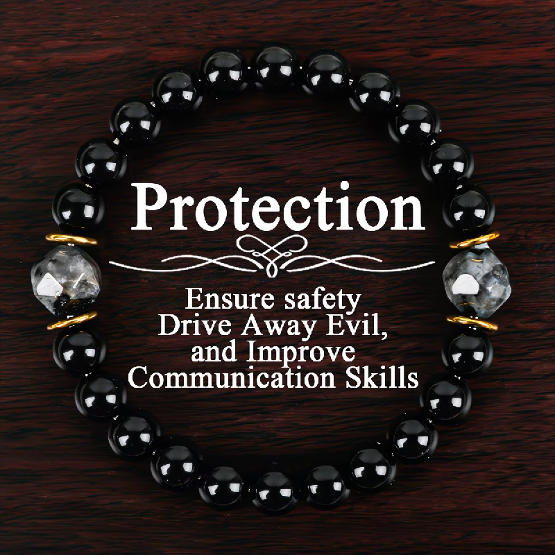 Black Obsidian Protection Chakra Bracelet