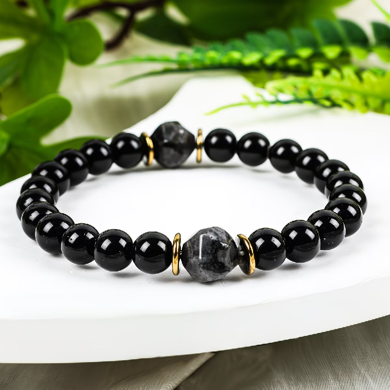 Black Obsidian Protection Chakra Bracelet