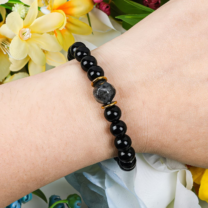 Black Obsidian Protection Chakra Bracelet
