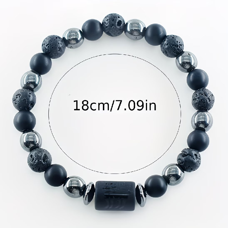 Zodiac Natural Stone Couple Bracelet